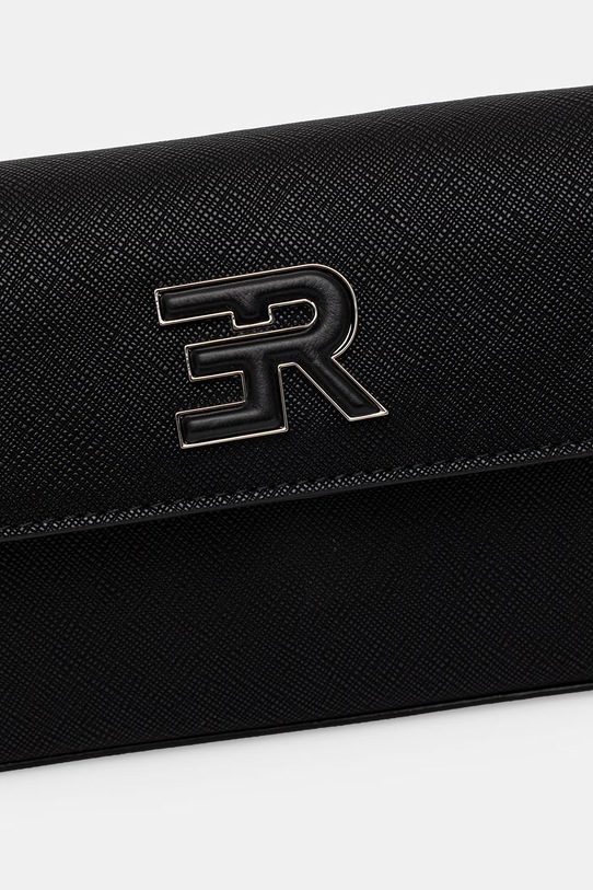 Akcesoria ERMANNO Firenze torebka crossbody damska z imitacji skóry 12402162 czarny