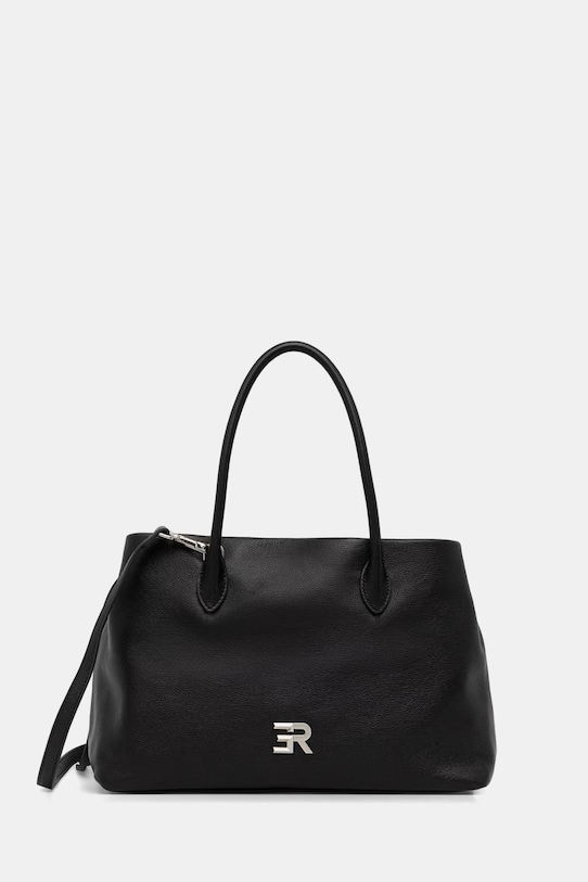 ERMANNO Firenze torebka damska skórzana czarny 12402189