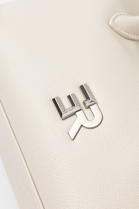 ERMANNO Firenze Torebka crossbody damska z imitacji skóry beżowy 12402190