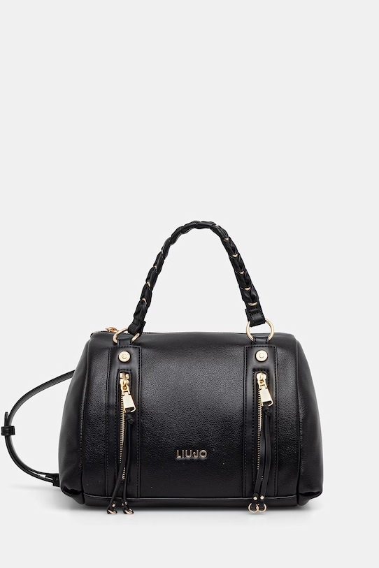 Liu Jo torebka kuferek damska z imitacji skóry czarny AA6040.E1120