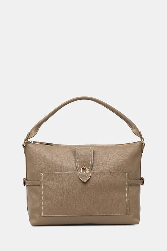 Liu Jo torebka shopper damska z imitacji skóry zielony AA6060.E1109