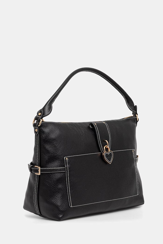 Liu Jo torebka shopper damska z imitacji skóry AA6060.E1109 czarny SS26