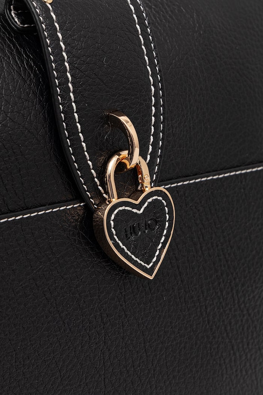 Liu Jo torebka shopper damska z imitacji skóry czarny AA6060.E1109