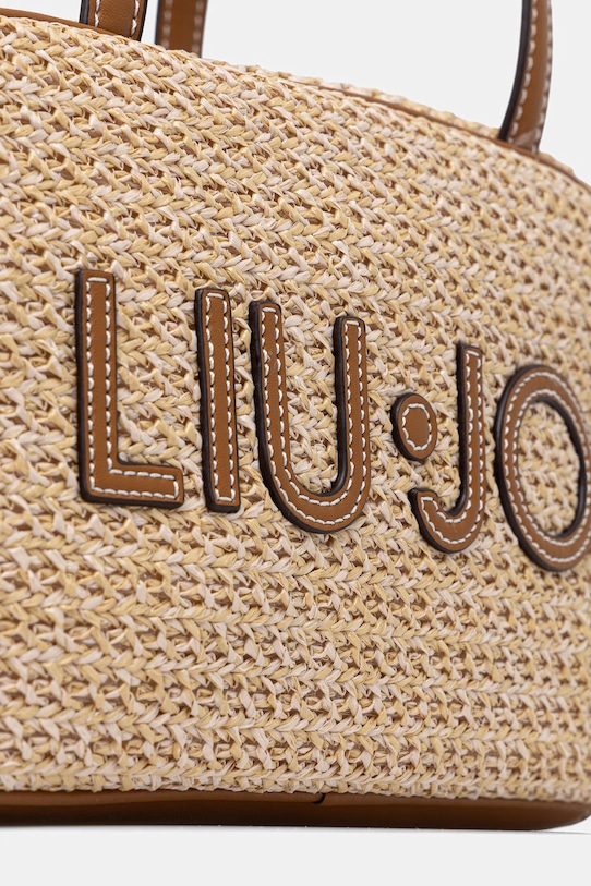 Liu Jo чанта crossbody дамска от имитация на кожа бежов AA6113.T383A