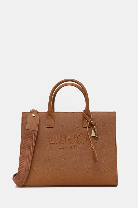 Liu Jo torebka nie mieści A4 brązowy AA6149.ES029