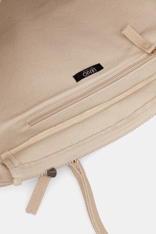 Liu Jo torebka shopper damska bawełniana AA6200.T546A beżowy
