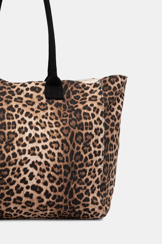 Akcesoria Liu Jo torebka shopper damska bawełniana AA6200.T549A brązowy