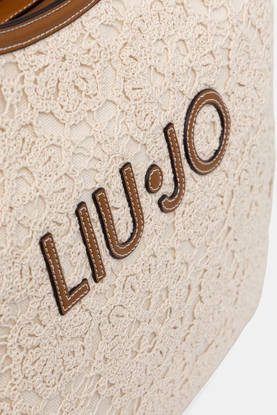 Liu Jo torebka tote damska bawełniana beżowy AA6208.J3865