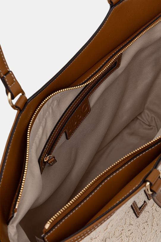 Liu Jo torebka tote damska bawełniana AA6208.J3865 beżowy