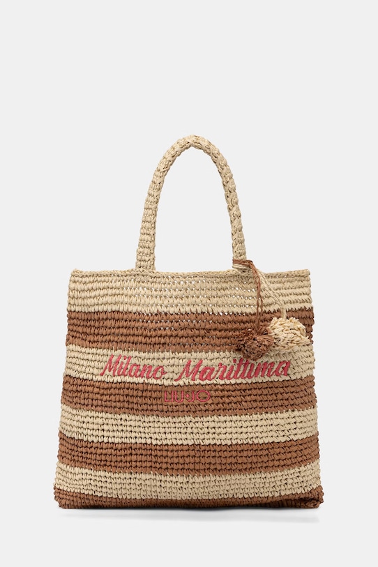Liu Jo torba plażowa damska beżowy AA6245.A0006