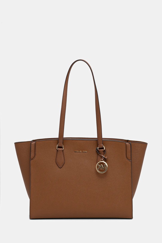 MICHAEL Michael Kors bőr táska nappa bőr barna 30R6GQ6T7L