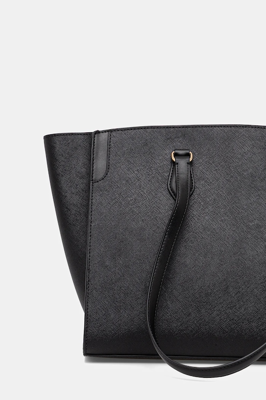 Akcesoria MICHAEL Michael Kors torebka skórzana 30R6GQ6T7L czarny