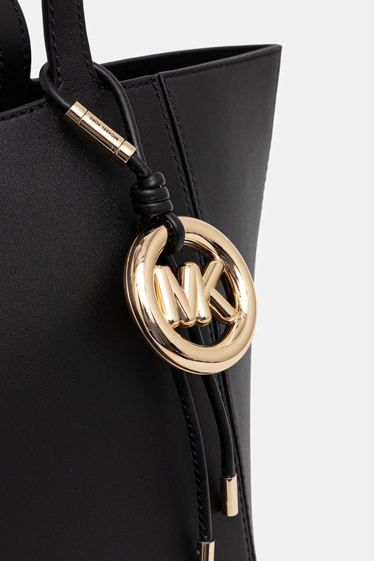 Kožená kabelka MICHAEL Michael Kors čierna 30R6G9JT6L