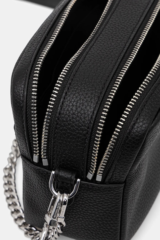 Kožená kabelka MICHAEL Michael Kors 32R6SYTC6L čierna