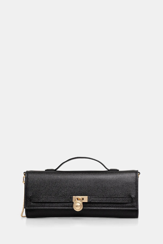 MICHAEL Michael Kors kopertówka skórzana skóra licowa czarny 30F5GHMC8L