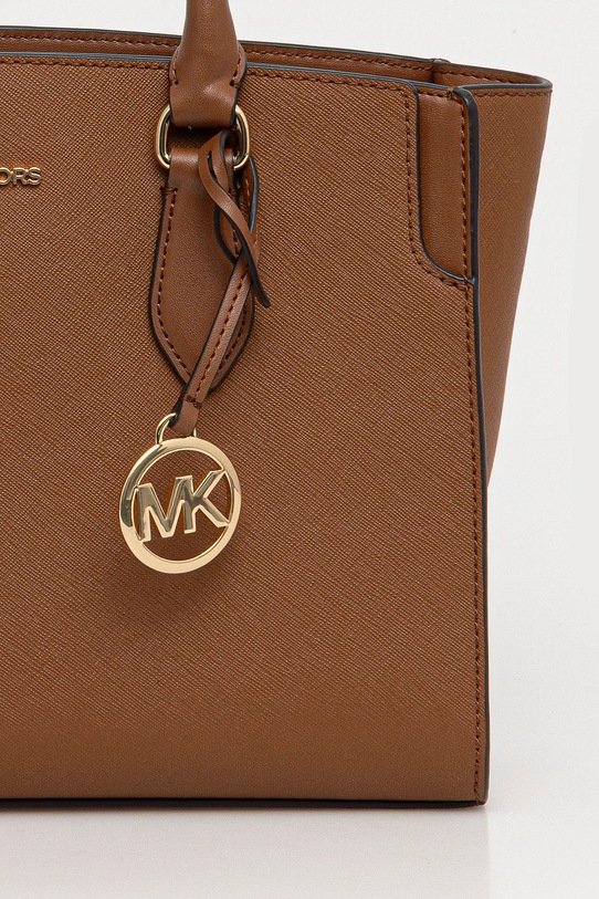 Kožená kabelka MICHAEL Michael Kors hnedá 30R6GQ6S2L