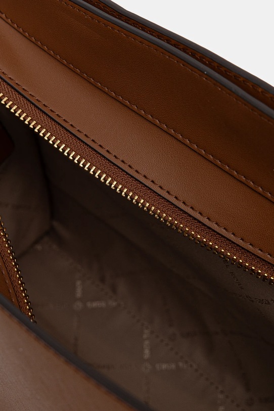 Kožená kabelka MICHAEL Michael Kors 30R6GQ6S2L hnedá