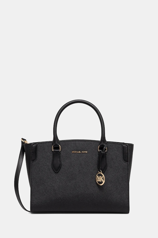 MICHAEL Michael Kors torebka skórzana skóra licowa czarny 30R6GQ6S2L