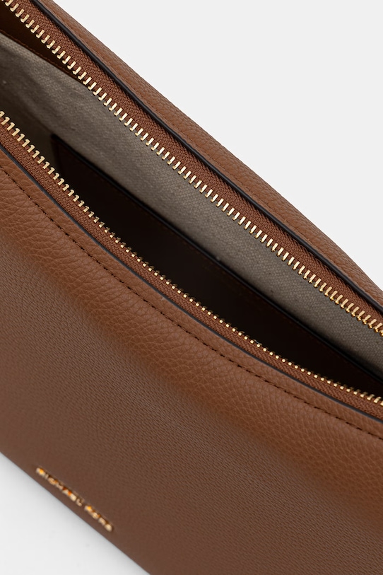 Kožená kabelka MICHAEL Michael Kors 30F5GY5M6L hnedá