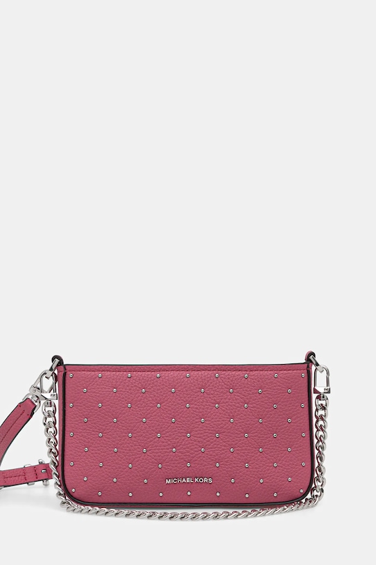 MICHAEL Michael Kors torebka skórzana nie mieści A4 różowy 32R6SYTU1L