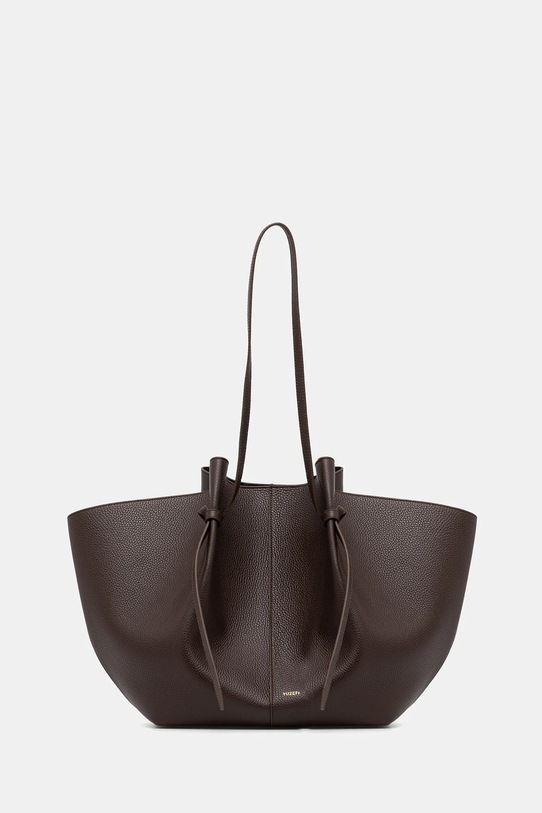 Yuzefi torebka skórzana XL MOCHI skóra licowa brązowy YUZRS26.HB.XLM.L038