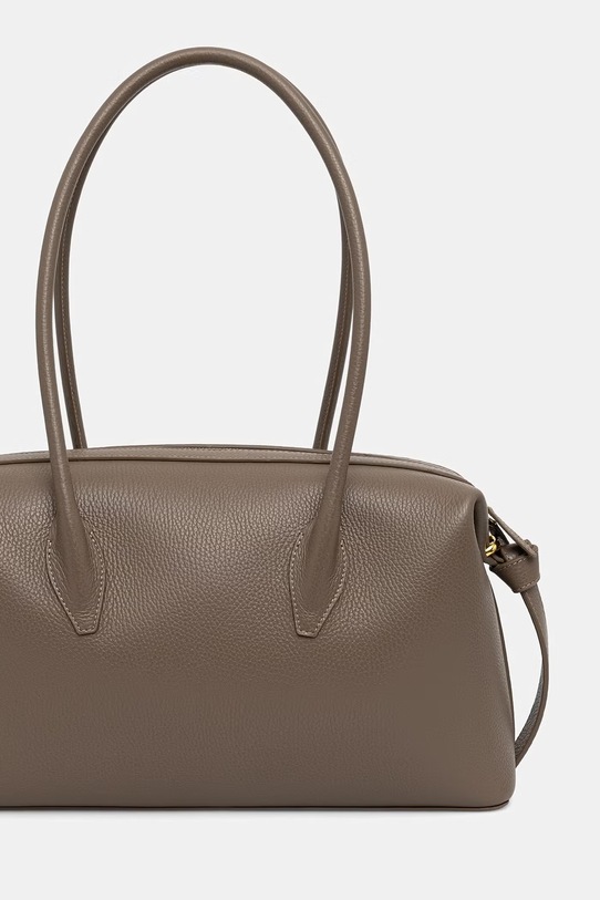 Akcesoria Yuzefi torebka bagietka damska skórzana BRIOCHE DUFFLE YUZPF25.HB.BD.L052 beżowy