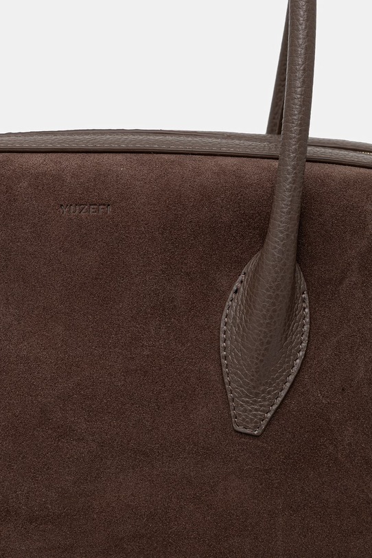 Yuzefi torebka damska zamszowa BRIOCHE DUFFLE brązowy YUZRS26.HB.BD.S026