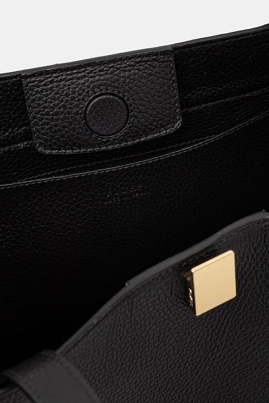 Yuzefi torebka skórzana GYOZA TOTE YUZPF25.HB.GZT.L034 czarny