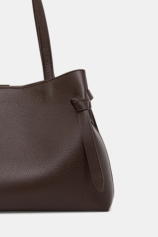 Akcesoria Yuzefi torebka skórzana GYOZA TOTE YUZPF25.HB.GZT.L038 brązowy