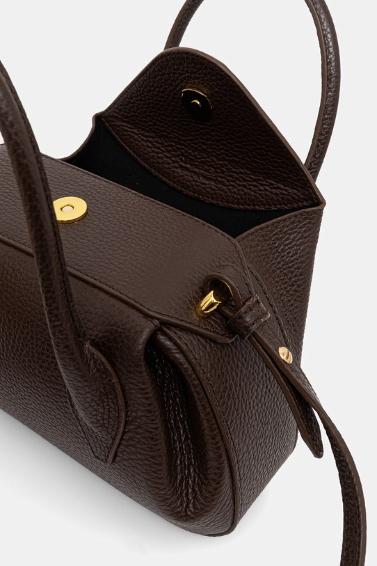 Yuzefi torebka crossbody damska skórzana OYSTER MINI DUFFLE YUZCO.HB.MOYD.L038 brązowy