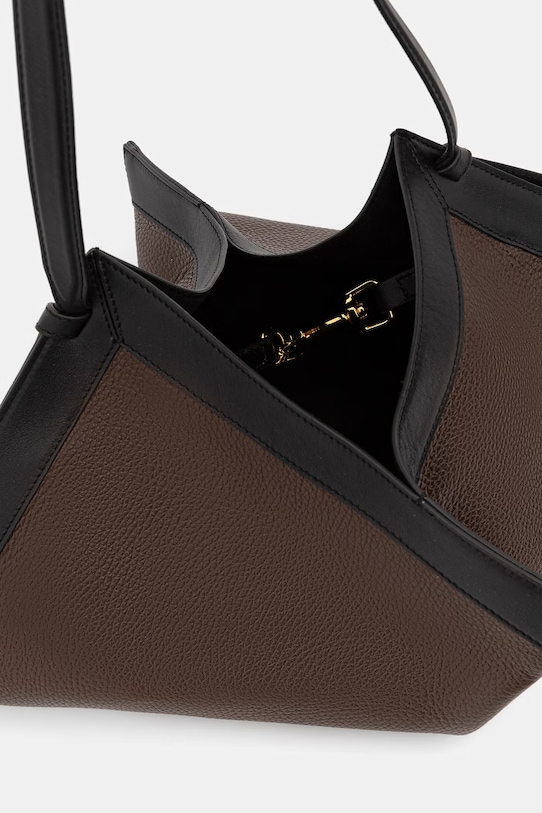 Yuzefi torebka damska skórzana WONTON YUZSS26.HB.WO.L038 brązowy