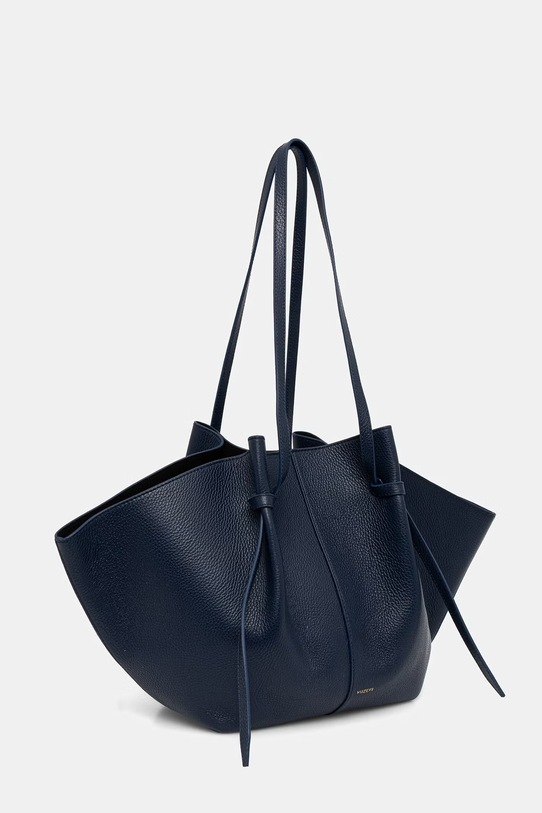 Yuzefi torebka shopper damska skórzana LARGE MOCHI YUZSS26.HB.LM.L063 granatowy SS26