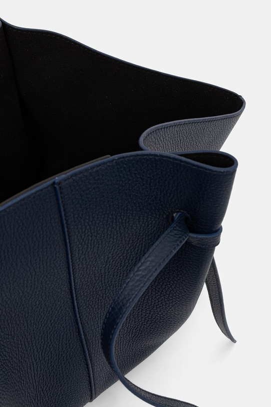 Yuzefi torebka shopper damska skórzana LARGE MOCHI granatowy YUZSS26.HB.LM.L063