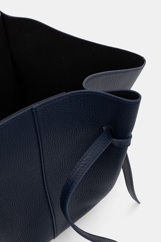 Yuzefi torebka shopper damska skórzana LARGE MOCHI granatowy YUZSS26.HB.LM.L063