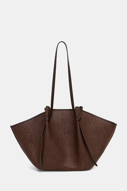 Yuzefi μικρή τσάντα Γυναικεία LARGE MOCHI καφέ YUZSS26.HB.LM.F012