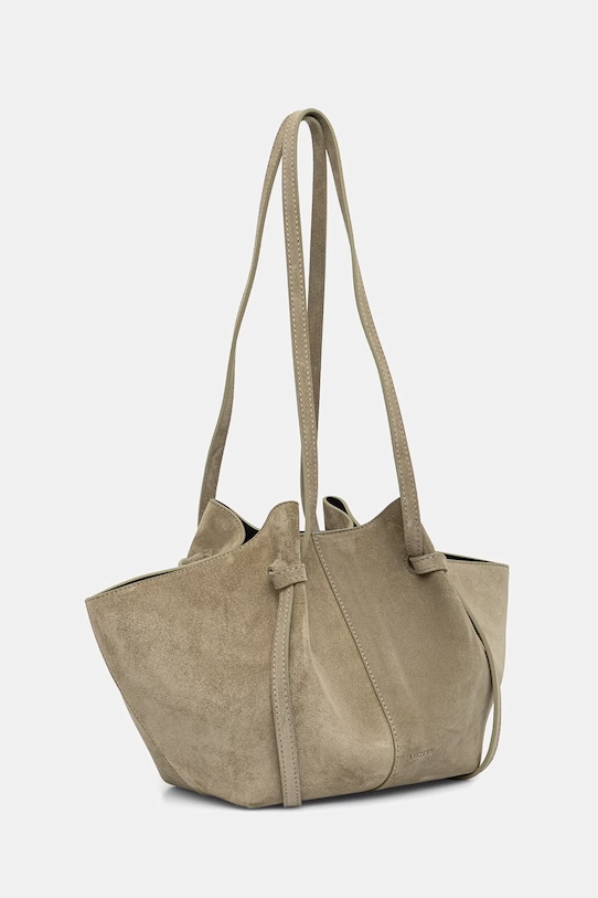 Yuzefi torebka damska zamszowa MOCHI YUZRS26.HB.MO.S025 zielony SS26