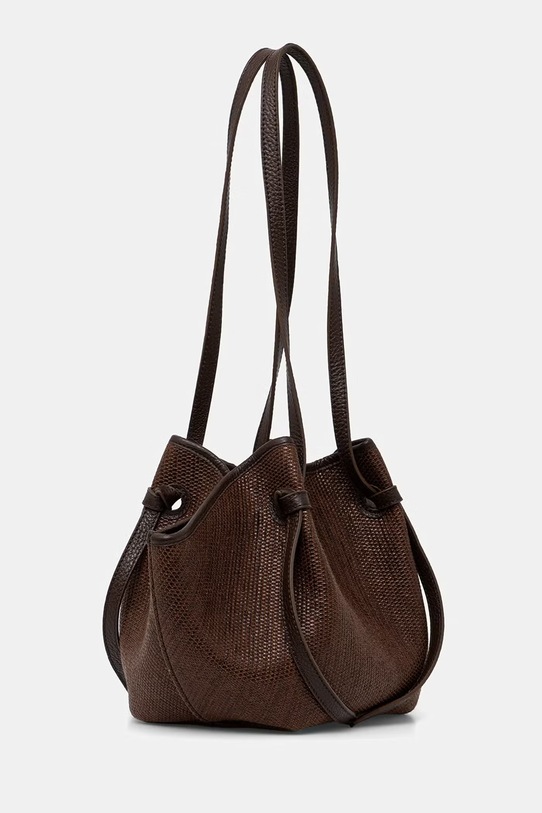 Yuzefi torebka shopper damska MOCHI YUZSS26.HB.MO.F012 brązowy SS26