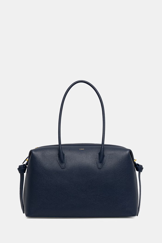 Yuzefi torebka shopper damska skórzana LARGE BRIOCHE DUFFLE granatowy YUZSS26.HB.LBD.L063