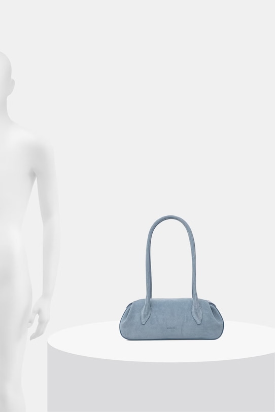 Yuzefi torebka bagietka damska zamszowa OYSTER SHOULDER BAG MINI YUZSS26.HB.OSM.S027