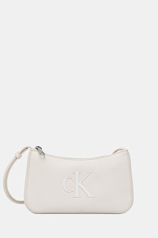 Calvin Klein crossbody torbica ženska bela LV04F1125G