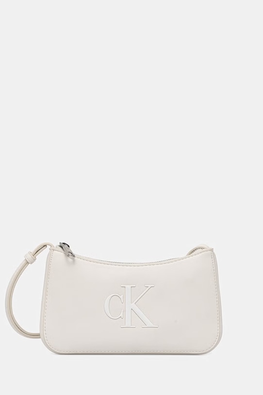 Calvin Klein crossbody torbica ženska bela LV04F1125G