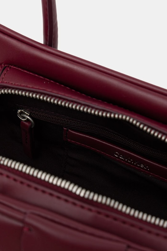 Calvin Klein bőrönd női műbőr LV04F3369G burgundia