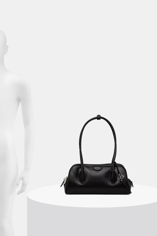 Calvin Klein torebka kuferek damska z imitacji skóry LV04F3369G