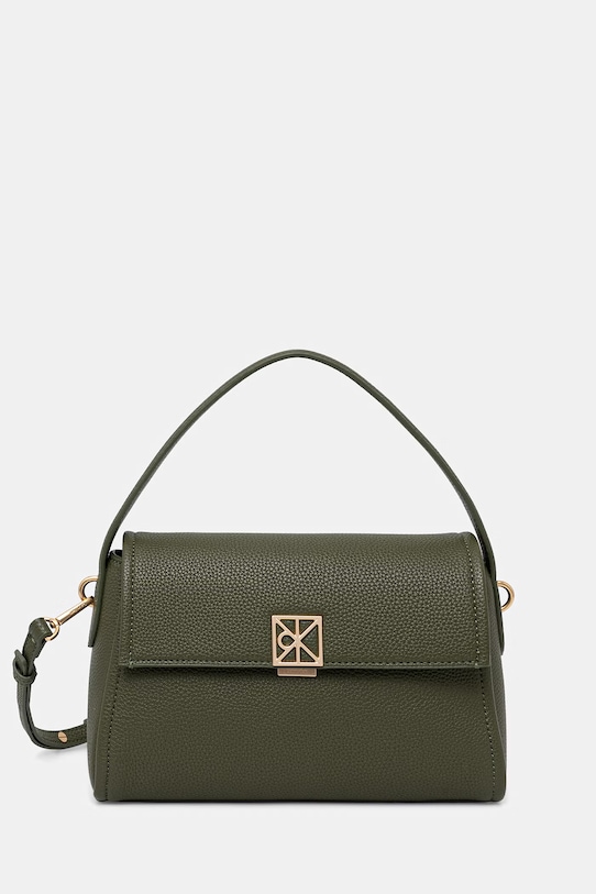 Calvin Klein crossbody kabelka dámska z imitácie kože zelená LV04F3425G