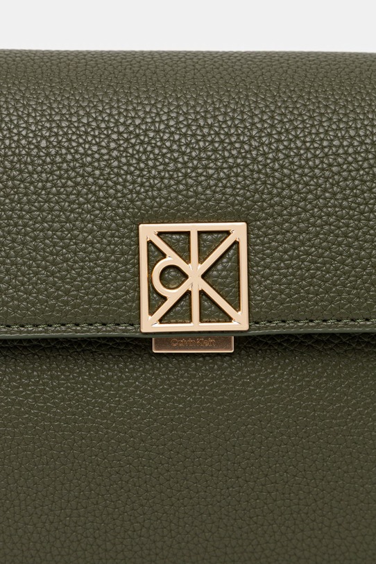 Calvin Klein crossbody kabelka dámska z imitácie kože zelená LV04F3425G