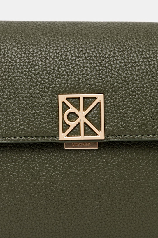 Calvin Klein crossbody kabelka dámska z imitácie kože zelená LV04F3425G