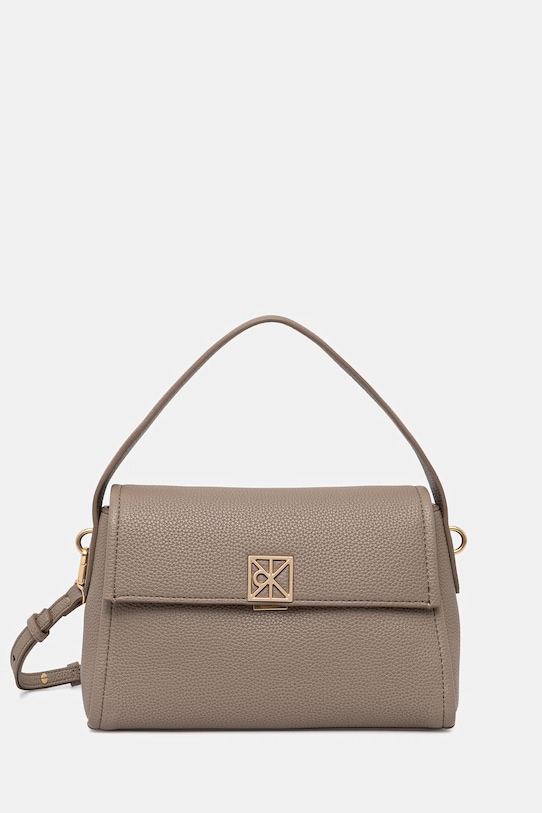 Calvin Klein crossbody kabelka dámska z imitácie kože béžová LV04F3425G