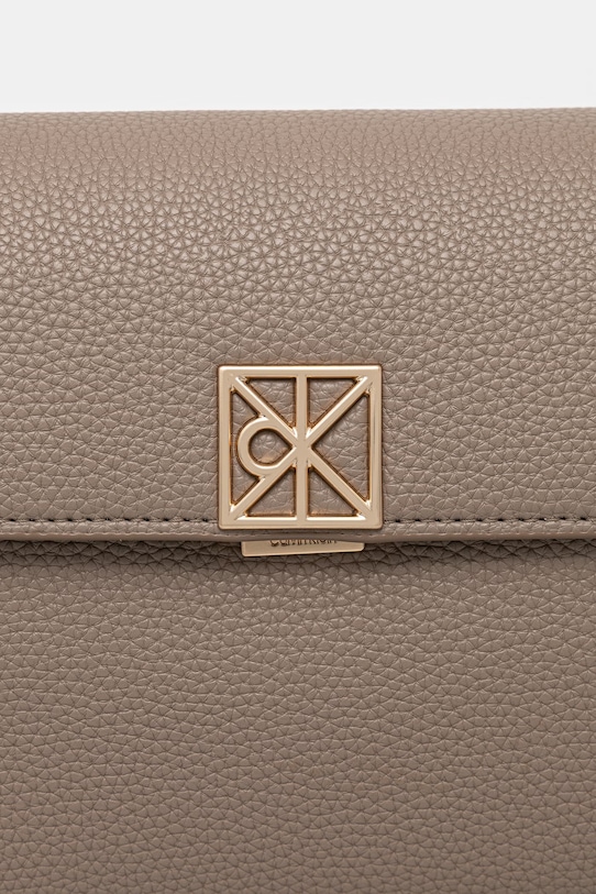 Calvin Klein crossbody kabelka dámska z imitácie kože béžová LV04F3425G