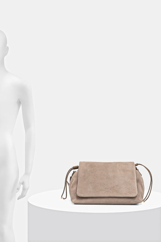 Marella torebka zamszowa MLACARDATO 2613513026200 brązowy