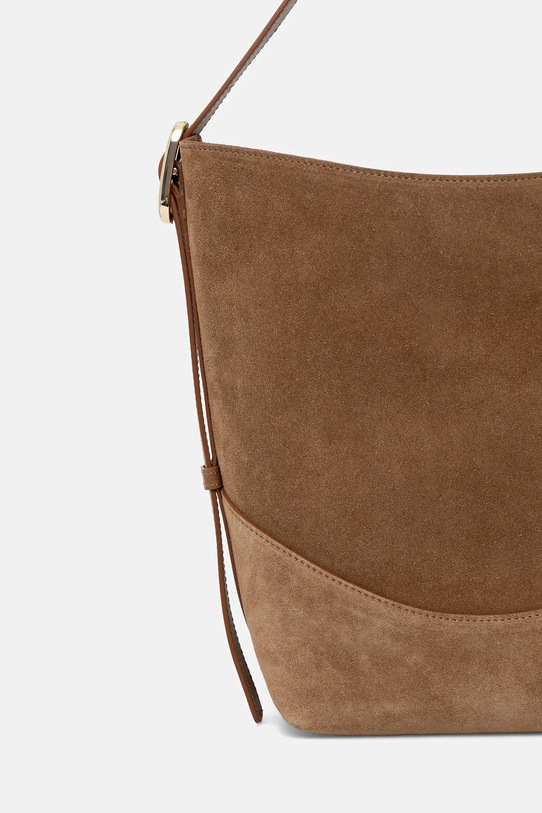 Akcesoria Marella torebka zamszowa MLAZEBRA 2613513076200 brązowy